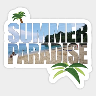 Summer Paradise Sticker